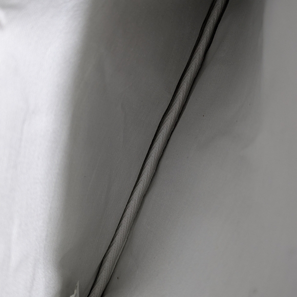 Women's J.Jill Wool & Leather Tote, detachable‎ clutch, cream & camel brown - Picture 8 of 15